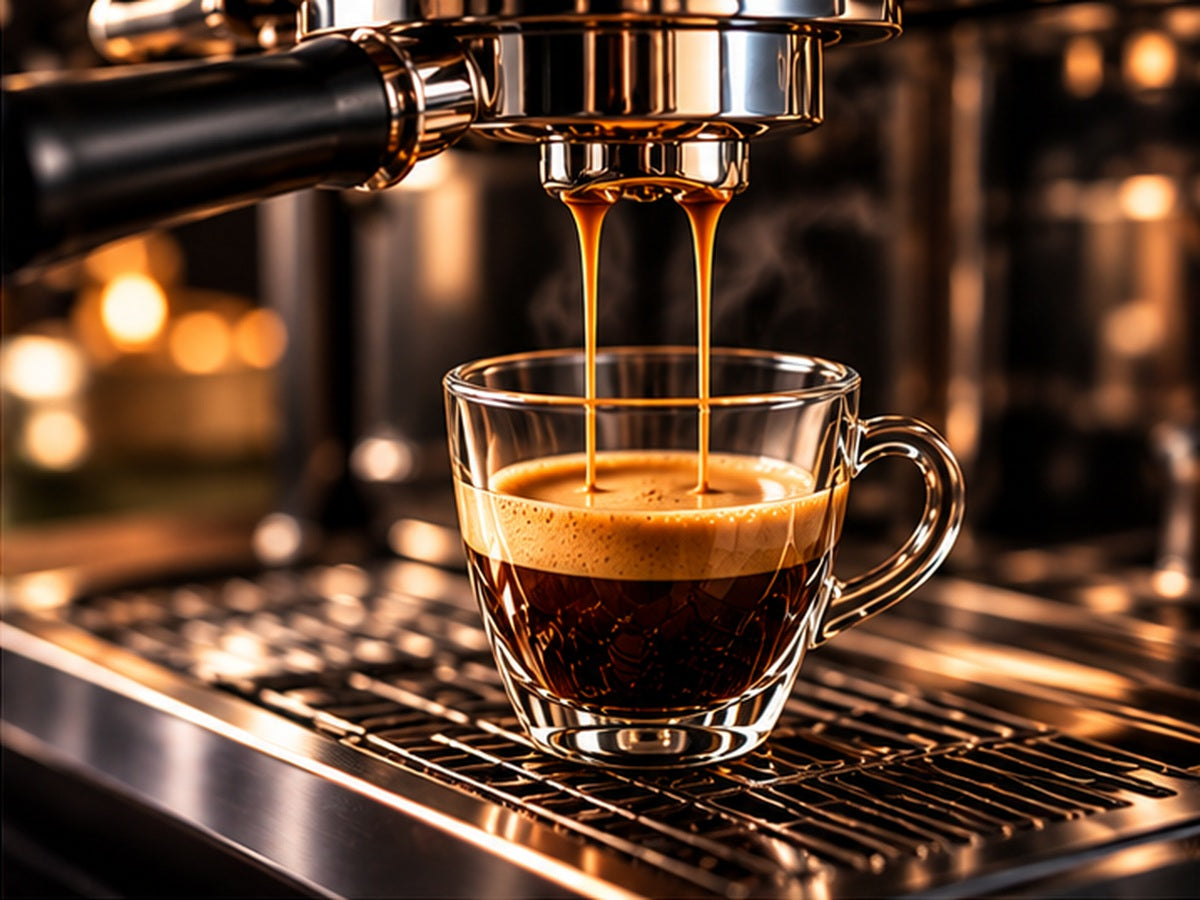 Espresso met goudbruine crema